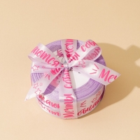 Лента атласная, подарочная упаковка, &laquo;Мечты сбываются&raquo;, лаванда, 2 см х 22.5 м