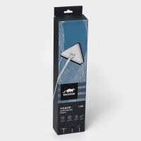 Щётка для окон Raccoon, поролоновая телескопическая насадка 47(80,5) см, две насадки из микрофибры с держателем 11,5×6,5 см Щётка для окон Raccoon, поролоновая телескопическая насадка 47(80,5) см, две насадки из микрофибры с держателем 11,5×6,5 см