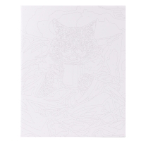 Картина по номерам на холсте с подрамником «Утренний котик», 40 х 50 см Картина по номерам на холсте с подрамником «Утренний котик», 40 х 50 см