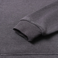 Толстовка детская, цвет тёмно-серый меланж, рост 146 см