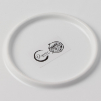 Тарелка керамическая &laquo;Снежные горы&raquo;, 27 см, цвет чёрно-белый