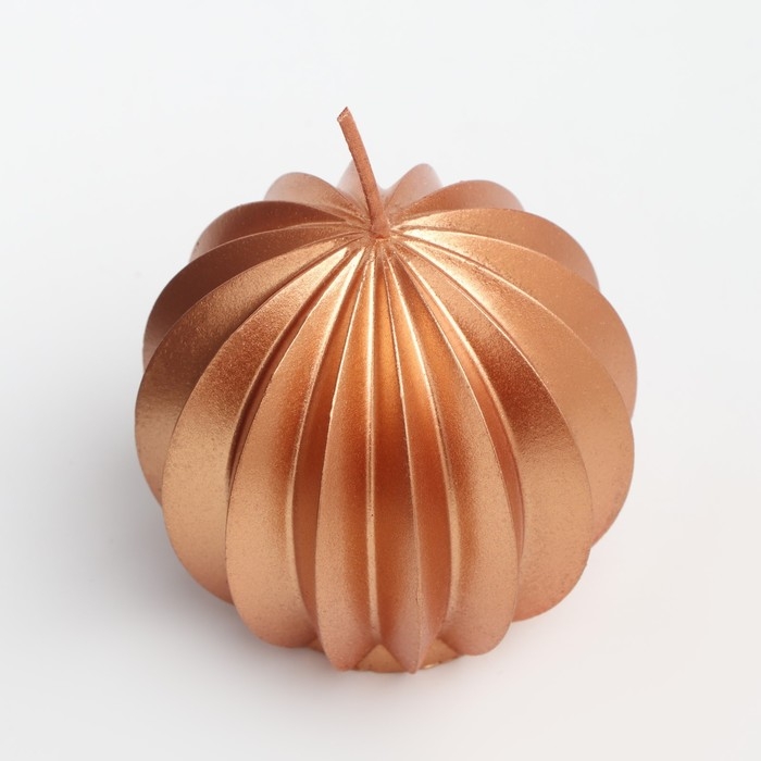 Свеча фигурная Свеча фигурная "Шар граненый", 6,5х6,5 см, бронза, в коробке