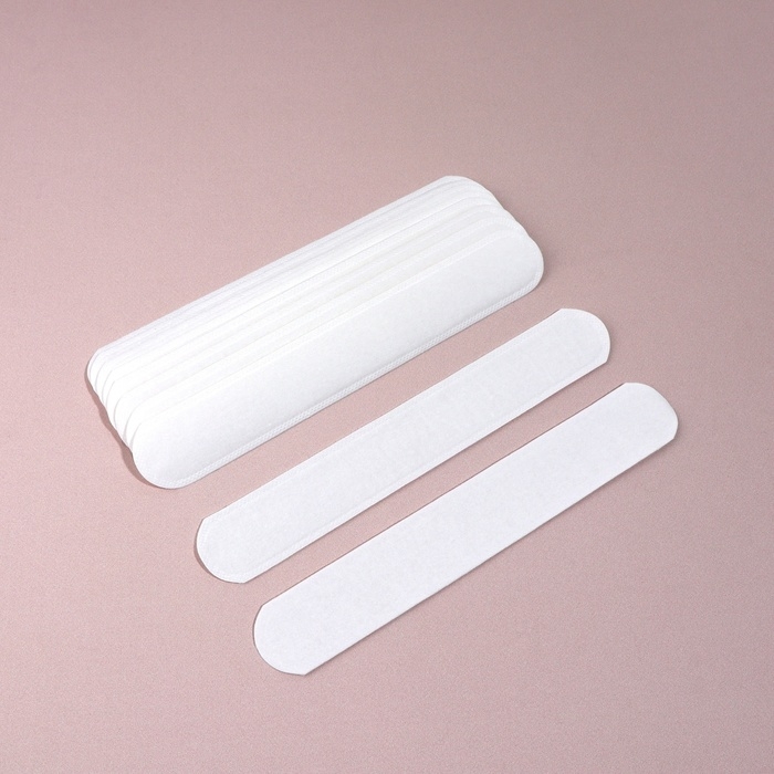 Защитные вкладыши от пота и загрязнений, набор - 10 шт, на клеевой основе, 24 × 3,7 × 0,1 см, цвет белый Защитные вкладыши от пота и загрязнений, набор - 10 шт, на клеевой основе, 24 × 3,7 × 0,1 см, цвет белый