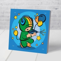 Картина по номерам для детей &laquo;Звёздная битва&raquo;, 15 х 15 см