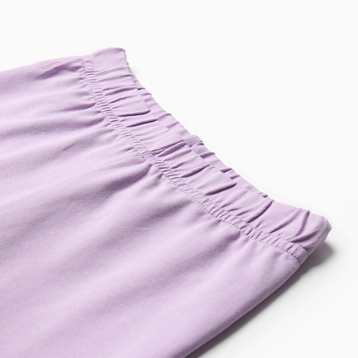 Велосипедки для девочки MINAKU цвет лаванда, рост 128