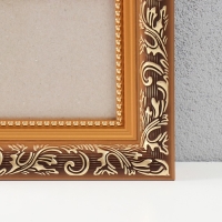 Фоторамка пластик 40х60 см, золото( пластиковый экран)