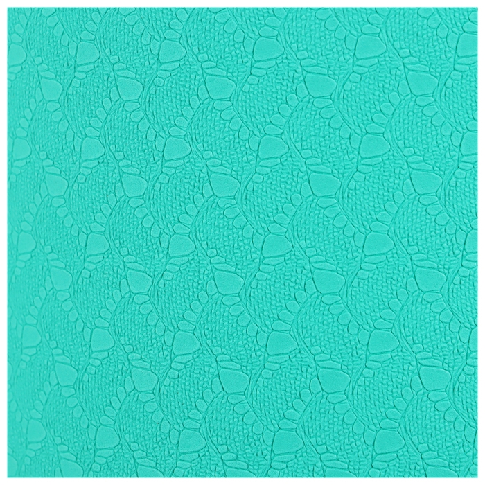 Коврик для йоги Sangh, 183х61х0,6 см, цвет мятный/серый