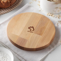 Менажница круглая Доляна &laquo;Бари&raquo;, d=20 см, 3 секции, берёза, пропитана маслом