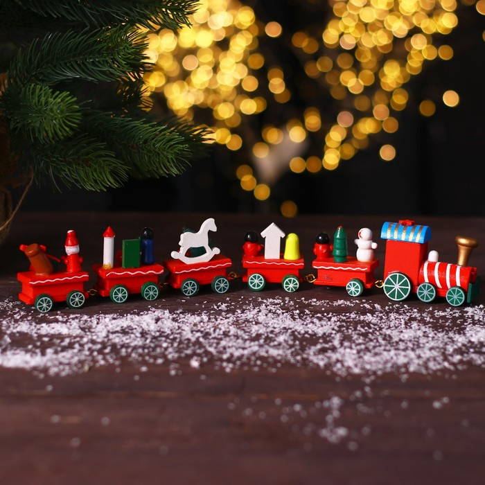 Сувенир Сувенир "Новогодний поезд", 32 см