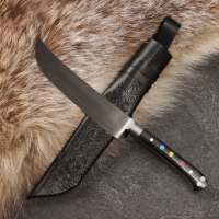 Нож Пчак Шархон - Чирчик, ёрма, оргстекло, гарда олово, ШХ-15 (12-13см) Нож Пчак Шархон - Чирчик, ёрма, оргстекло, гарда олово, ШХ-15 (12-13см)