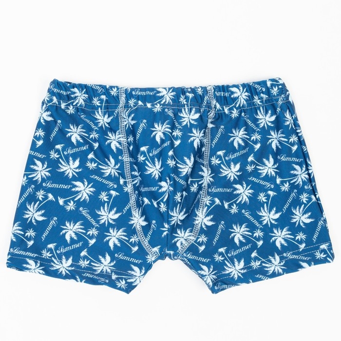 Плавки купальные для мальчика, цвет тёмно-синий/пальмы, рост 104 см Плавки купальные для мальчика, цвет тёмно-синий/пальмы, рост 104 см