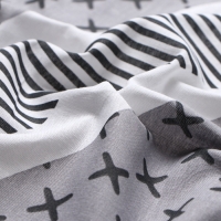 Простыня на резинке Этель Gray geometry 140*200*25, 100% хлопок, бязь, 125г/м2 Простыня на резинке Этель Gray geometry 140*200*25, 100% хлопок, бязь, 125г/м2