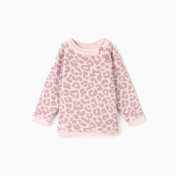 Джемпер вязаный Крошка Я Leo Baby рост 92-98 см, розовый Джемпер вязаный Крошка Я Leo Baby рост 92-98 см, розовый