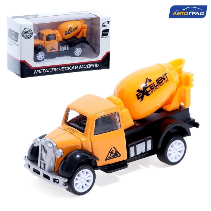 Грузовик металлический &laquo;Стройка&raquo;, инерция, МИКС