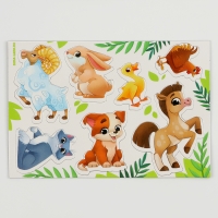 Фигурки животных &laquo;Ферма&raquo;. Игровой набор: наклейки, магниты и раскраски