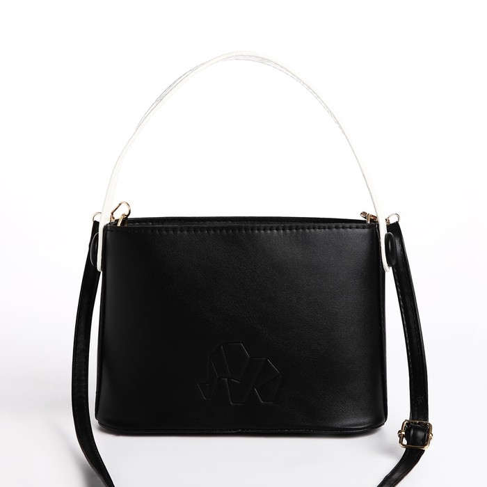 Сумка кросс-боди на молнии, цвет чёрный