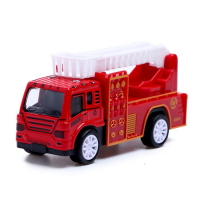 Набор металлических машин &laquo;Пожарная бригада&raquo;, инерция, 3 штуки