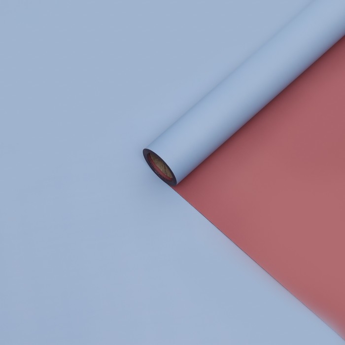 Пленка матовая, орхидея, ледяной синий, 0.58 х 10 м