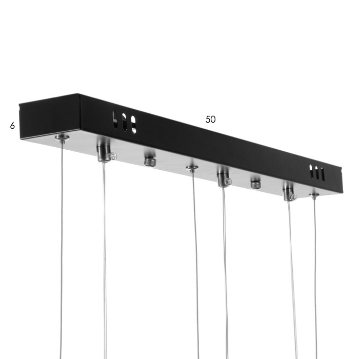 Светильник BayerLux Светильник BayerLux "Олендал" LED 45Вт черно-золотой 62х5х44-150 см