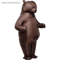 Костюм надувной &laquo;Бурый медведь&raquo;, рост 150-190 см