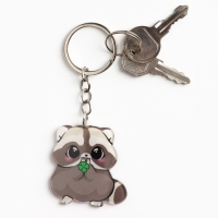 Брелок для ключей акриловый &laquo;Приношу счастье и удачу&raquo;, 9.7 х 4.5 см