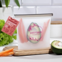 Силиконовый пакет-контейнер &laquo;Цветущего настроения&raquo;, 500 мл