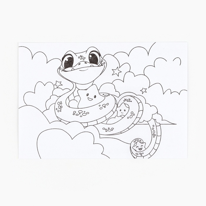 Раскраска антистресс на новый год. Открытки для вдохновения &laquo;В ожидании Нового года&raquo;, А6