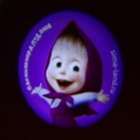 Проектор-брелок «Маша и Медведь», свет, цвет красный Проектор-брелок «Маша и Медведь», свет, цвет красный