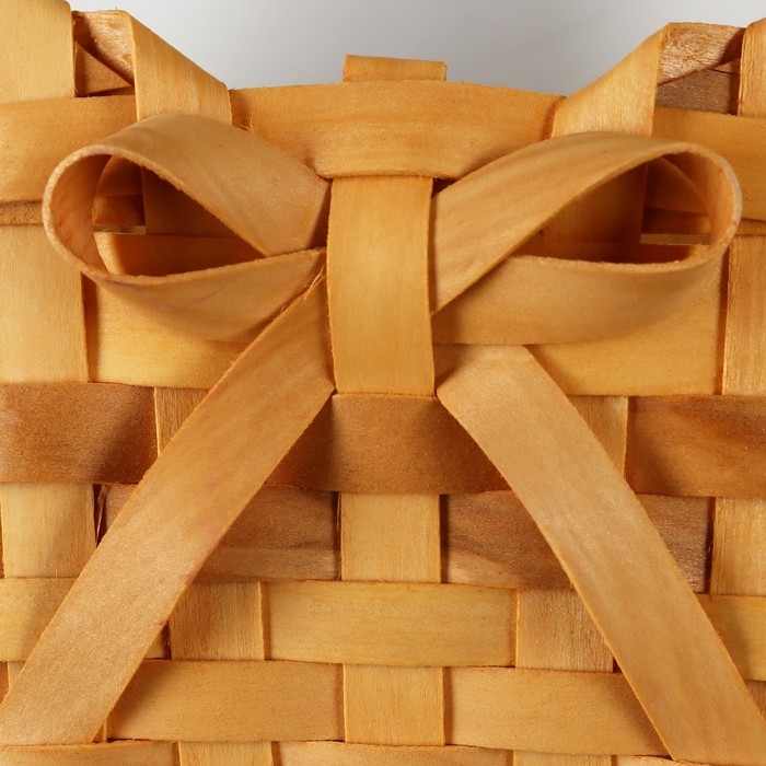 Корзина плетеная,18 x 12,5 x H9,5 x B12 x 8/25 см, секвойя Корзина плетеная,18 x 12,5 x H9,5 x B12 x 8/25 см, секвойя