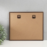 Фоторамка дерево, металл с прищепками 10х15 см "Следуй за сердцем" коричневая 28,5х24 см