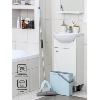 Швабра с отжимом и ведро Raccoon: швабра ПВА, ведро для полоскания 11 л Швабра с отжимом и ведро Raccoon: швабра ПВА, ведро для полоскания 11 л