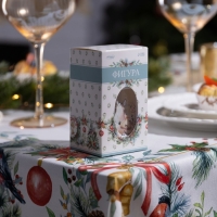 Светодиодная фигура &laquo;Белый фонарь с лисой&raquo; 6.3 &times; 12 &times; 6.3 см, пластик, батарейки AG13х3 (в комплекте), свечение тёплое белое