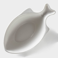 Салатник фарфоровый Magistro &laquo;Рыбка&raquo;, 1 л, 26,5&times;15&times;8,5 см, цвет белый