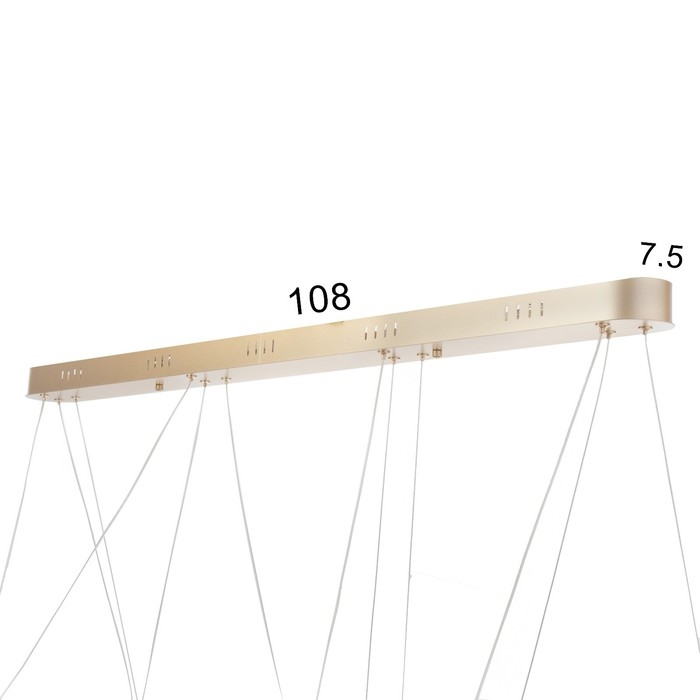 Светильник BayerLux Светильник BayerLux "Ринго" 4хLED 95Вт 4000К золото 110х50х100 см