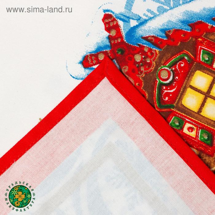 Скатерть новогодняя Этель "Новогодняя сказка" 150х220см +/-3см с ГМВО, хл100%