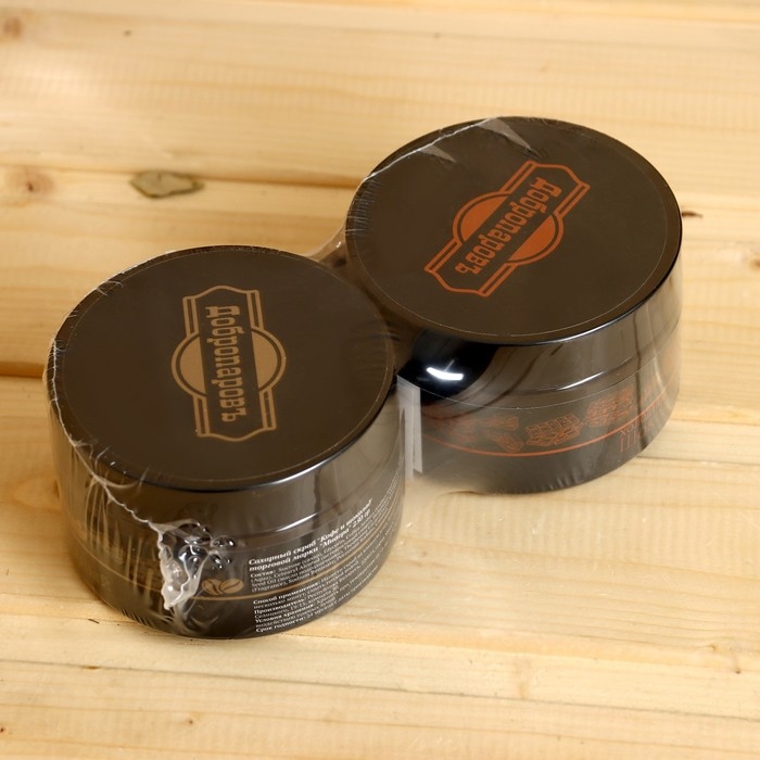 Набор для ухода за телом Набор для ухода за телом "Скраб сахарный + Обертывание" Добропаровъ