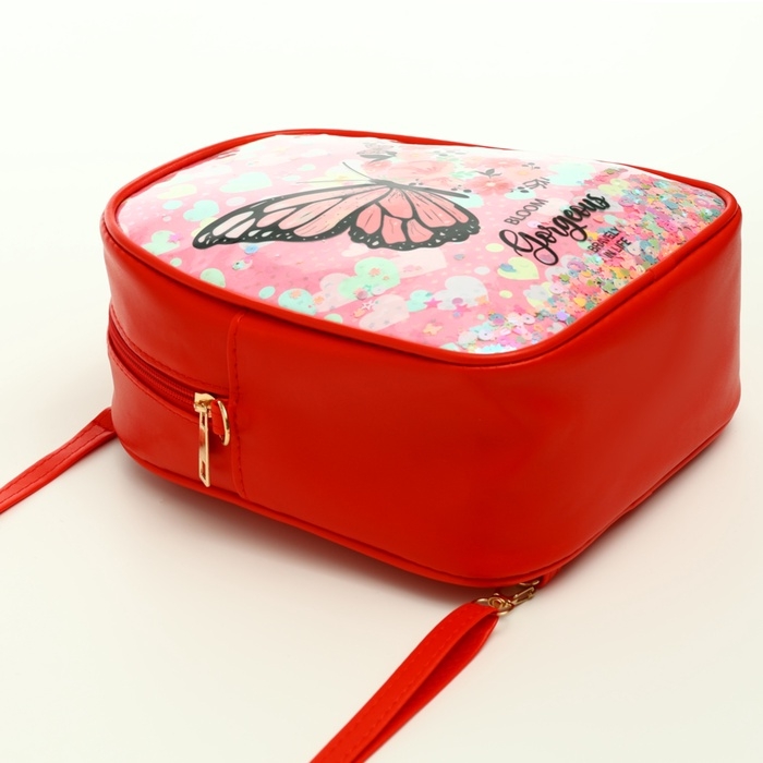 Рюкзак детский на молнии &laquo;Выбражулька&raquo;, цвет красный