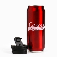 Термокружка, 400 мл, Банка "Мастер К.  Самой ", сохраняет тепло 8 ч, 7.6 х 19.3 см