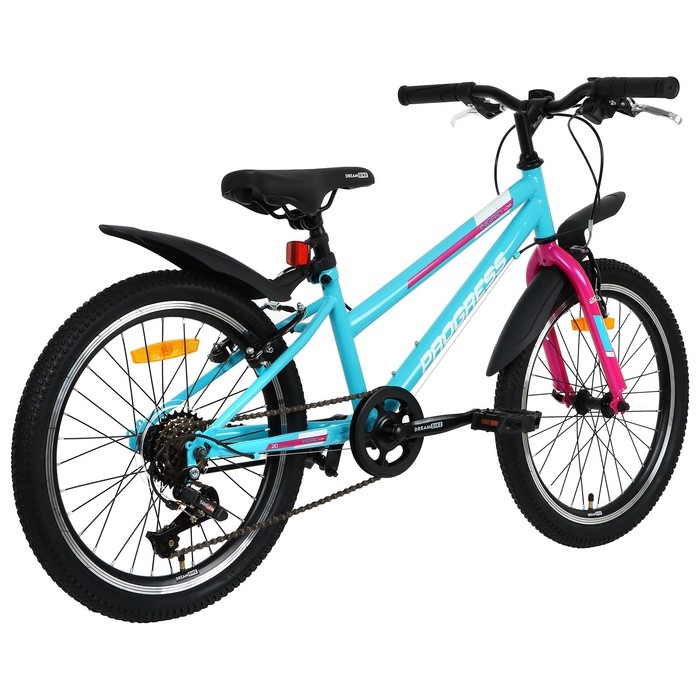 Велосипед 20" PROGRESS Ingrid Low RUS, цвет бирюзовый, р. 10.5"