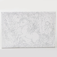 Картина по номерам с подрамником и гирляндой &laquo;Волшебный мир&raquo;, 20 х 30 см