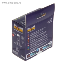 Лампа автомобильная Маяк, +100%, H4, 12 В, 60/ 55 Вт, набор 2 шт Лампа автомобильная Маяк, +100%, H4, 12 В, 60/ 55 Вт, набор 2 шт