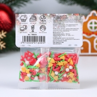 Новый год. Кондитерская посыпка "Имбирный пряник", 20 г