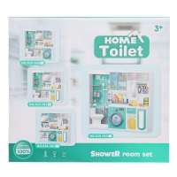 Набор мебели для кукол &laquo;Ванная комната&raquo;: санузел, раковина, гардеробная