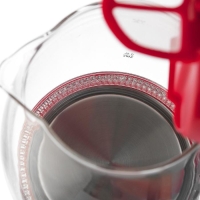 Чайник электрический BRAYER BR1045RD, стекло, 1.8 л, 2200 Вт, автоотключение, красный Чайник электрический BRAYER BR1045RD, стекло, 1.8 л, 2200 Вт, автоотключение, красный