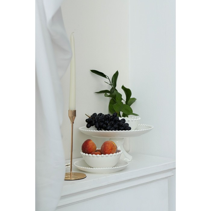 Подставка для тортов и десертов фарфоровая Magistro &laquo;Лакомка&raquo;, d=30 см