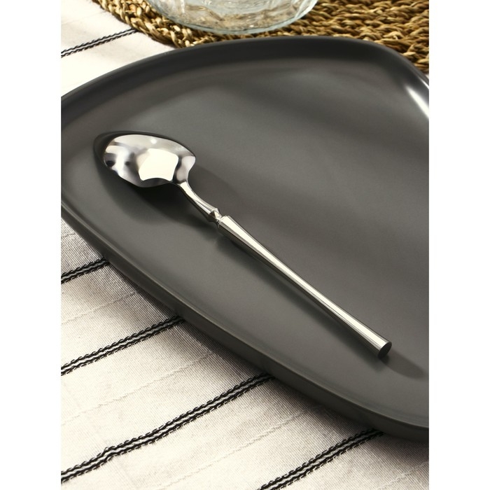 Ложка столовая из нержавеющей стали Magistro &laquo;Фьюжн&raquo;, длина 20 см, цвет серебряный