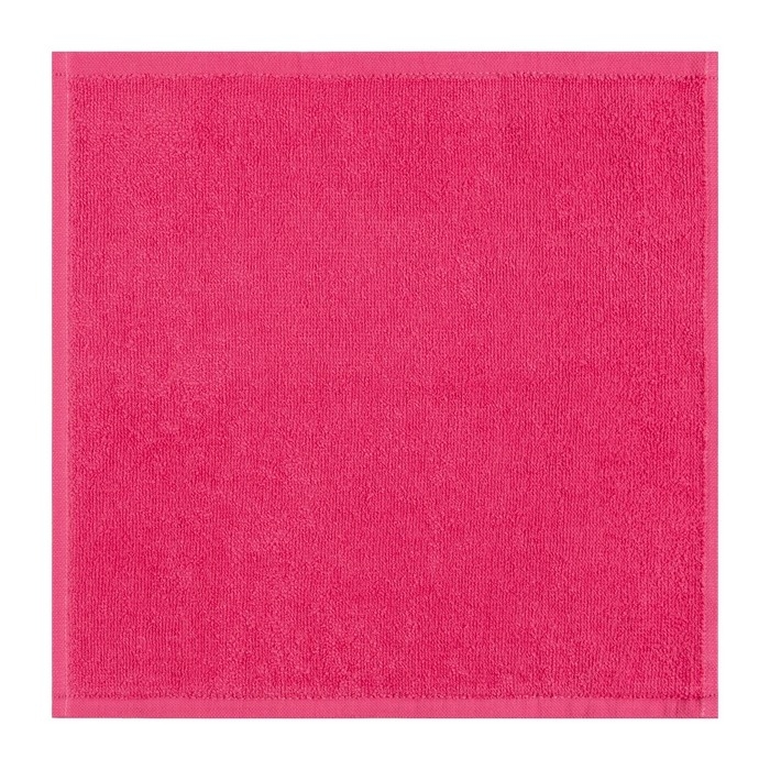Набор махровых декоративных салфеток Этель "Вид 1" 30х30см-3шт, цвет розовый, 100% хлопок