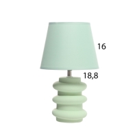 Лампа настольная "Цзяо" 1х40Вт Е14 зеленый 19,5х19,5х35,5см Лампа настольная "Цзяо" 1х40Вт Е14 зеленый 19,5х19,5х35,5см