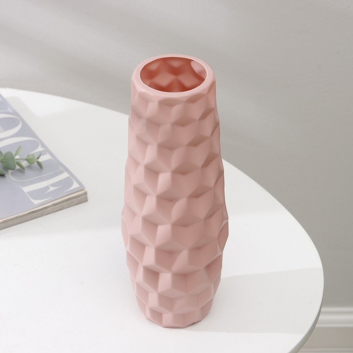 Ваза для цветов, 7×6,5×26 см, 1,3 л, цвет МИКС Ваза для цветов, 7×6,5×26 см, 1,3 л, цвет МИКС