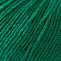 Пряжа "Jeans" 55% хлопок, 45% акрил 160м/50гр (52 зелёный) Пряжа "Jeans" 55% хлопок, 45% акрил 160м/50гр (52 зелёный)